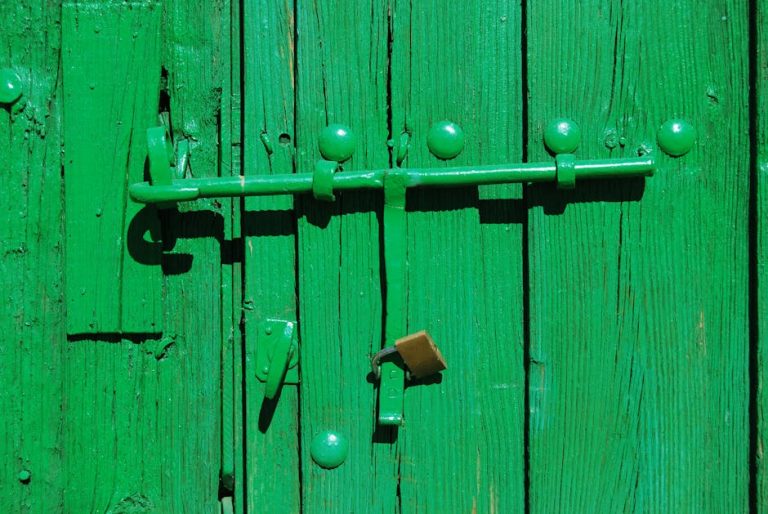 How to fix a hole in a wood door